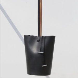 Black Building Block Basket Bag